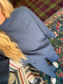 Pi Phi Mock Neck Sweatshirt with Embroidered Name [PRE ORDER SHIPS MID NOVEMBER]