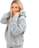 Chi Delta Lounge & Go Hoodie with Letters on Pocket