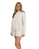 Chi Delta Lounge & Go Sweat Shorts with 3D Embroidered Name