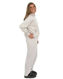 Chi Delta Lounge & Go Wide Leg Sweatpants with 3D Embroidered Name