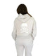 Chi Omega Lounge & Go Cropped Hoodie with Skull Graphic on Back