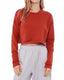 Chi Omega Beyond Soft Cropped Sweatshirt with Name Graphic on Sleeve