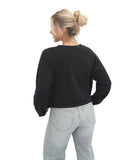 Chi Omega Beyond Soft Cropped Sweatshirt with Tonal Name Design