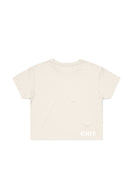 Chi Omega The Classic Cropped Tee with Skull Name Graphic