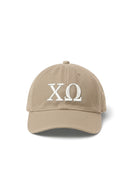 Chi Omega Dad Hat with 3D Puff Embroidered Greek Letters