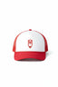 Chi Omega Foam Trucker Hat with 3D Puff Embroidery