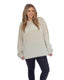 Chi Omega Beyond Soft Oversized Sweatshirt with Distressed Arch Name Graphic