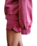 Chi Omega Shorts with Embroidered XO