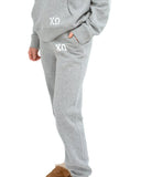 Chi Omega Lounge & Go Relaxed Sweatpants with Greek Letters on Hip