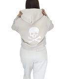 Chi Omega Lounge & Go Wide Leg Sweatpants with Skull Name Graphic on Leg