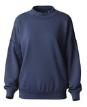 Delta Gamma Terry Mock Neck Sweatshirt with Anchor