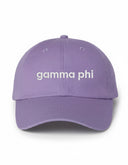 Gamma Phi Dad Hat with 3D Embroidered Name