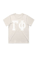 Gamma Phi Heavy Hitter Tee with Distressed Letters