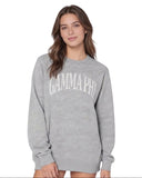Gamma Phi Beyond Soft Sweatshirt with Arch Name