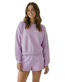 Gamma Phi Cropped Sweatshirt with Name on Chest