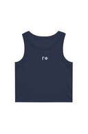 Gamma Phi Cropped BFF Tank with Embroidered Letters