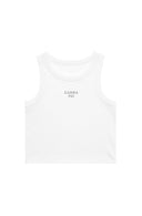 Gamma Phi Cropped BFF Tank with Embroidered Name