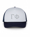 Gamma Phi Foam Trucker Hat - 3D Embroidered Letter
