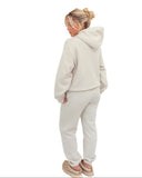 Pi Phi Lounge & Go Relaxed Hoodie with 3D Puff Embroidered Arrows & Wings