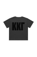 Kappa The Boxy Cropped Tee with Tonal Greek Letters
