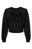 Kappa Beyond Soft Cropped Sweatshirt with Tonal Name Design