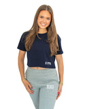Kappa The Classic Cropped Tshirt with Fleur Name Graphic