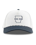 Kappa Branded Bills Hat with KKG Dad Arkansas
