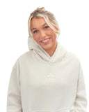 Kappa Lounge & Go Relaxed Hoodie with 3D Puff  Embroidered Fleur-de-Key