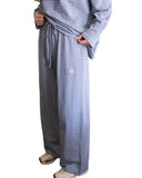 Kappa Wide Leg Lounge Pants with Embroidered KKG