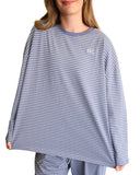 Kappa Oversized Lounge Top with Embroidered KKG