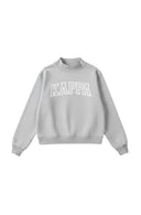 Kappa Mock Neck Sweatshirt with Outline Name