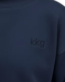 Kappa Kappa Gamma Relaxed Sweatshirt with Embroidered kkg