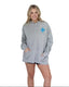 Kappa Beyond Soft Oversized Hoodie with Gamma Blue Fleur-de-Lis Graphic