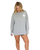Kappa Beyond Soft Sweatshirt with Distressed Fleur