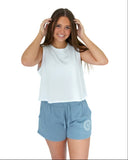 Kappa Ultimate Lounger Sweat Shorts with Fleur-de-Key Logo