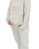 Kappa Lounge & Go Relaxed Sweatpants with 3D Puff Embroidered Fleur-de-Key on Hip