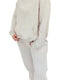 Kappa Lounge & Go Relaxed Sweatpants with 3D Puff Embroidered Fleur-de-Key on Hip