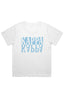 Kappa The Boxy Tee with Light Blue Mirror Name