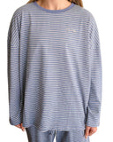 Pi Phi Oversized Lounge Top with Embroidered Name