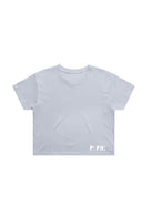 Pi Phi The Classic Cropped Tee with Arrow Name Graphic