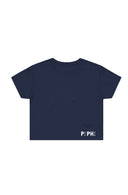 Pi Phi The Classic Cropped Tee with Arrow Name Graphic