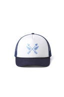 Pi Phi Foam Trucker Hat with 3D Puff Embroidered Arrows & Wings