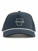 Pi Phi Branded Bills Hat with Pi Phi Dad Arkansas