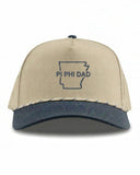Pi Phi Branded Bills Hat with Pi Phi Dad Arkansas