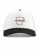 Pi Phi Branded Bills Hat with Pi Phi Dad Arkansas
