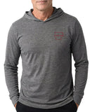 Pi Phi Men's Hooded Tee with Pi Phi Dad Arkansas