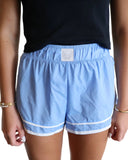 Pi Phi Athletic Shorts with Wings Patch