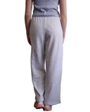 Pi Phi Wide Leg Sweatpants with Embroidered Ring Ching