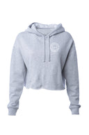 Tri Delta Ultimate Lounger Cropped Hoodie with Greek Letter Logo