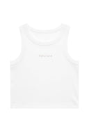 Tri Delta Cropped BFF Tank with Embroidered Delta Love
